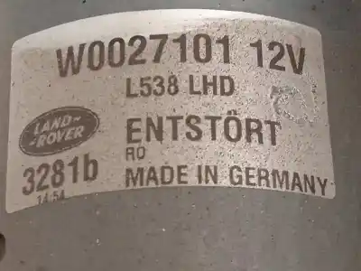 Автозапчасти б/у мотор переднего стеклоочистителя за land rover range rover evoque (l538) 2.2 d 4x4 ссылки oem iam bj3217500aa w0027101 lr024224