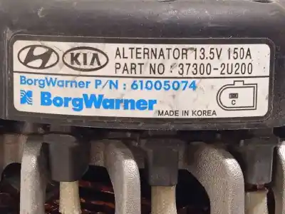 Second-hand car spare part alternator for kia xceed (cd) 1.6 crdi 115 oem iam references 373002u200  