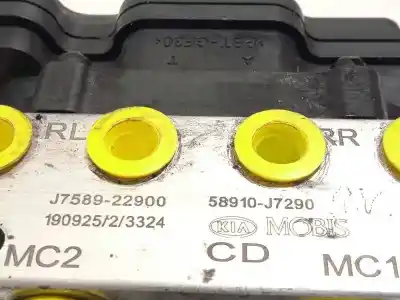 Second-hand car spare part abs for kia xceed (cd) 1.6 crdi 115 oem iam references 58910j7290 j758922900 6158941600