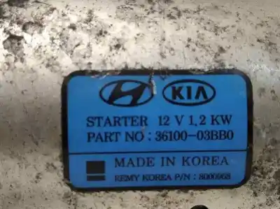 Автозапчастина б/у двигун запускається для kia picanto 1.0 cat посилання на oem iam 3610003bb0  