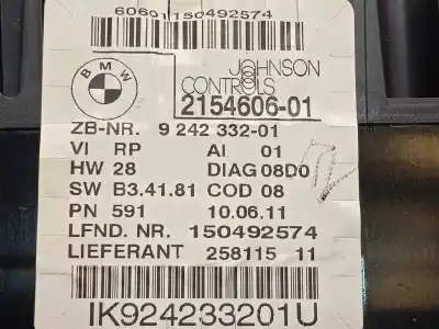 Second-hand car spare part dashboard for bmw serie 1 coupe (e82) 118d oem iam references 9242332 2154606 62109242332