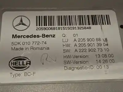 Recambio de automóvil de segunda mano de caja reles / fusibles para mercedes-benz clase c (w205) familiar c 220 t cdi bluetec edition 1 (205.204) referencias oem iam a2059006818 2059006818 