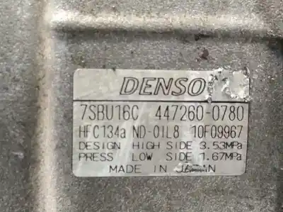 Second-hand car spare part air conditioning compressor for bmw x3 (e83) 2.5i oem iam references 64526916232 4472600780 