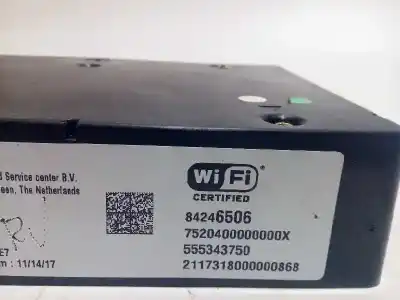 Peça sobressalente para automóvel em segunda mão módulo eletrônico por opel mokka x selective start/stop referências oem iam 84246506 555343750 
