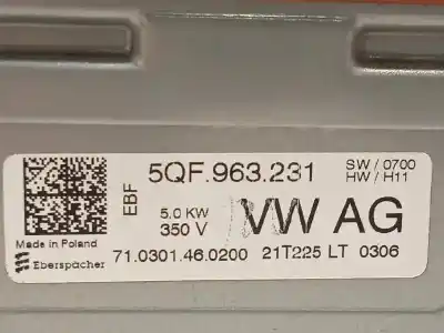Автозапчастина б/у електронний модуль для audi q3 (f3b) 1.5 16v tsi act 150 cv / 110 kw посилання на oem iam 5qf963231  5qf819013d