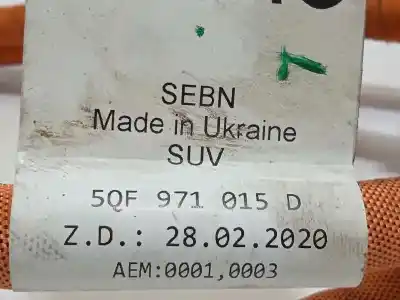 Автозапчасти б/у электронный модуль за audi q3 (f3b) 1.5 16v tsi act 150 cv / 110 kw ссылки oem iam 5qf971015d  