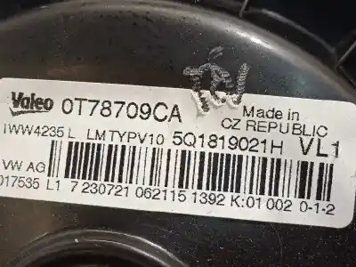 Автозапчасти б/у отопительный двигатель за audi q3 (f3b) 1.5 16v tsi act 150 cv / 110 kw ссылки oem iam 5q1819021h 5wa907521 