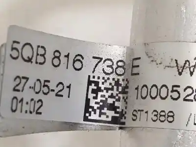 Автозапчасти б/у трубы кондиционирования воздуха за audi q3 (f3b) 1.5 16v tsi act 150 cv / 110 kw ссылки oem iam 5qb816738e  