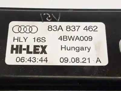 Автозапчасти б/у регулятор стекла переднего правого за audi q3 (f3b) 1.5 16v tsi act 150 cv / 110 kw ссылки oem iam 83a837462 5q0959801c 