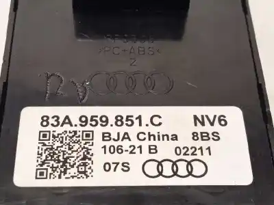 Автозапчасти б/у выключатель левого переднего окна за audi q3 (f3b) 1.5 16v tsi act 150 cv / 110 kw ссылки oem iam 83a959851c 83a959851cnv6 