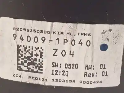 Second-hand car spare part dashboard for kia venga basic oem iam references 940091p040  