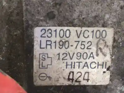 Pièce détachée automobile d'occasion alternateur pour nissan patrol gr (y61) * références oem iam 23100vc100 lr190752 