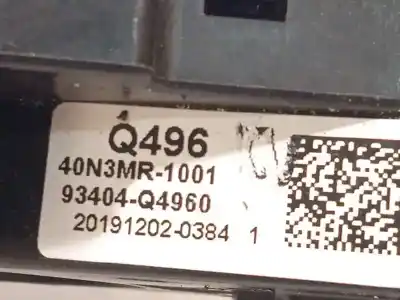 Second-hand car spare part indicator switch for kia niro i (de) 1.6 gdi hybrid oem iam references 93404q4960  