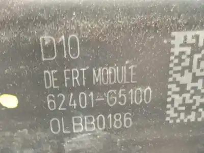 Автозапчастина б/у передня вісь для kia niro i (de) 1.6 gdi hybrid посилання на oem iam 62401g5100 62405g5100 