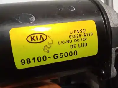Автозапчастина б/у двигатель передніх склоочисників для kia niro i (de) 1.6 gdi hybrid посилання на oem iam 98100g5000  