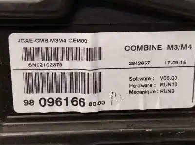 Автозапчасти б/у приборная доска за citroen c-elysée exclusive ссылки oem iam 9809616680  