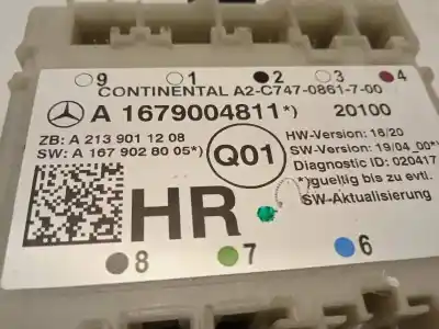 Second-hand car spare part body control unit for mercedes-benz clase glc (w253) glc 220 d 4matic (253.915) oem iam references a1679004811  
