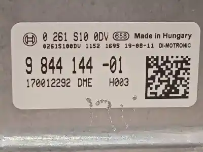 Second-hand car spare part ecu engine control for mini mini 5-trg. (f55) cooper oem iam references 9844144 0261s100dv 12149844144