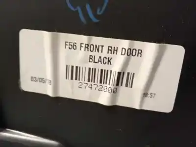 Автозапчастина б/у обработка передніх правіх дверей для mini mini (f56) one посилання на oem iam 51417393114 7393114 