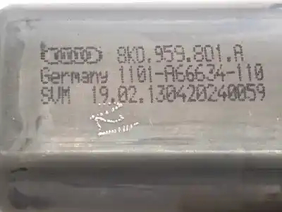Second-hand car spare part driver left window regulator for audi a4 avant (8k5) (2008) básico oem iam references 8k0837461a 8k0959801a 