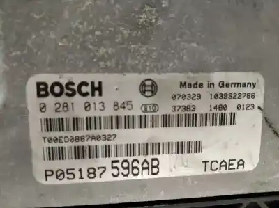 Pièce détachée automobile d'occasion calculateur moteur ecu pour jeep patriot limited références oem iam p05187596ab 0281013845 