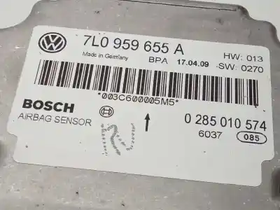 Автозапчасти б/у блок управления подушками безопасности за porsche cayenne (92a) 3.0 diesel ссылки oem iam 7l0959655a 0285010574 95561821910