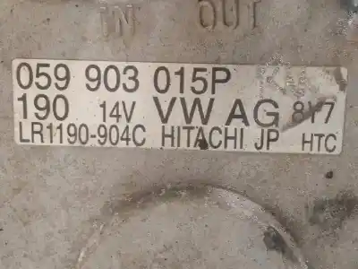 Автозапчастина б/у генератор для porsche cayenne (92a) 3.0 diesel посилання на oem iam 059903015p lr1190904c 