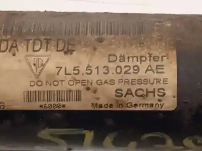 Автозапчасти б/у задний левый амортизатор за porsche cayenne (92a) 3.0 diesel ссылки oem iam 7l5513029ae  