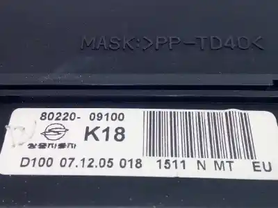 Автозапчастина б/у панель інструментів для ssangyong kyron 200 xdi limited посилання на oem iam 8022009100  