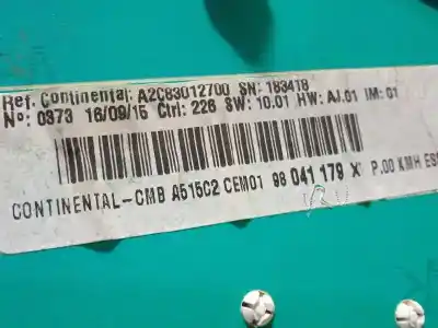 Second-hand car spare part dashboard for citroen c3 tonic oem iam references 98041179xt a2c83012700 98041181xt