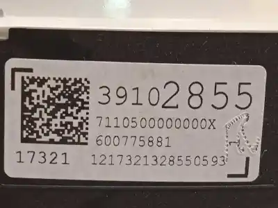 Автозапчастина б/у панель інструментів для opel astra k (b16) 1.6 cdti (68) посилання на oem iam 39102855  