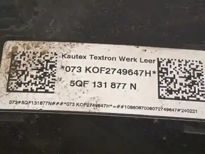 Автозапчасти б/у fap adblue дополнительный депозит за skoda kodiaq (ns7, nv7, ns6) 2.0 tdi ссылки oem iam 5qf131877n 5q0131969e 