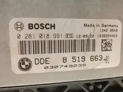Second-hand car spare part ecu engine control for bmw mini (r56) cooper d oem iam references 8519663 0281018991 13618519663