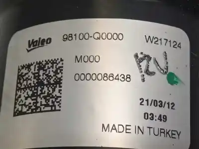 Second-hand car spare part front windshield wiper motor for hyundai i20´20 ( bc3/bi3desde 08/20 ) 1.2 oem iam references 98110q0000  98100q0000