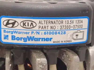 Second-hand car spare part alternator for hyundai i20´20 ( bc3/bi3desde 08/20 ) 1.2 oem iam references 3730007500 61008428 