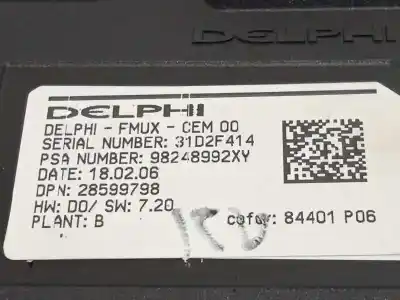 Second-hand car spare part multifunction switch for citroen c4 picasso ii 1.2 thp 130 oem iam references 98248992xy 28599798 