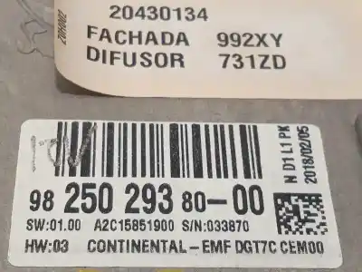 Автозапчасти б/у многофункциональный дисплей за citroen c4 picasso ii 1.2 thp 130 ссылки oem iam 9825029380 a2c15851900 