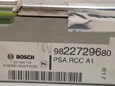 Second-hand car spare part audio system / radio cd for citroen c4 picasso ii 1.2 thp 130 oem iam references 9822729680 1623788880 7503900130