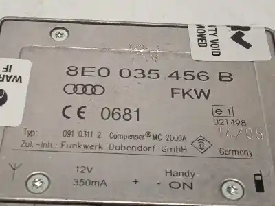 Peça sobressalente para automóvel em segunda mão módulo eletrônico por audi a3 (8p) 2.0 tdi referências oem iam 8e0035456b  