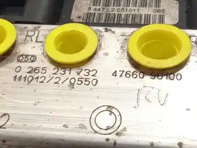 Second-hand car spare part abs for nissan note (e11e) 1.5 dci turbodiesel cat oem iam references 476609u100 0265231732 0265800518