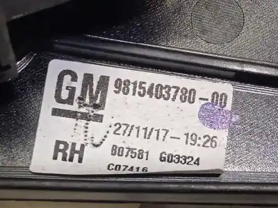 Автозапчасти б/у задний правый стеклорегулятор за opel grandland x selective ссылки oem iam 9815403780 9815642380 