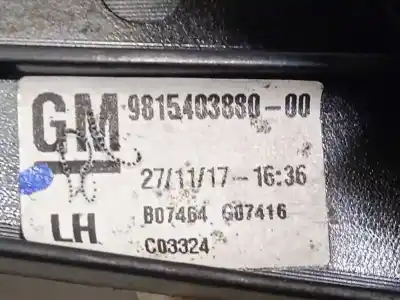Автозапчасти б/у регулятор стекла заднего левого за opel grandland x selective ссылки oem iam 9815403880 9815642880 