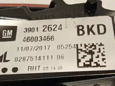 Peça sobressalente para automóvel em segunda mão farolim interior traseiro direito por opel corsa d (s07) 1.4 (l08 l68) referências oem iam 39012624 13454501 