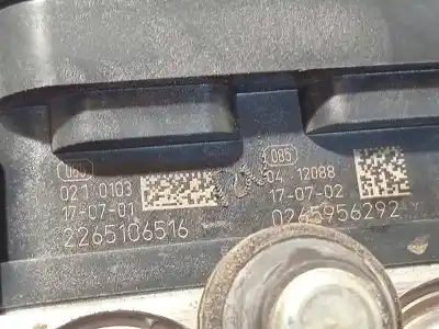 Peça sobressalente para automóvel em segunda mão abs por opel corsa d (s07) 1.4 (l08 l68) referências oem iam 39084530 269871 0265956292