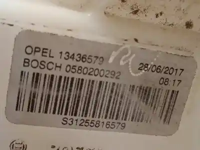 Second-hand car spare part fuel pump for opel corsa d (s07) 1.4 (l08 l68) oem iam references 13436579 0580200292 