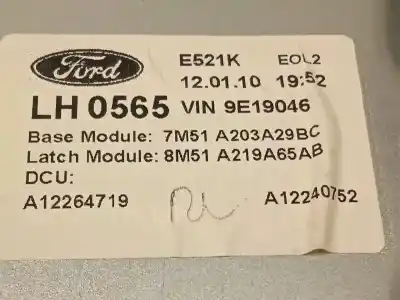 Second-hand car spare part driver left window regulator for ford focus lim. (cb4) trend oem iam references 8m51a219a65ab 7m51a203a29bc 
