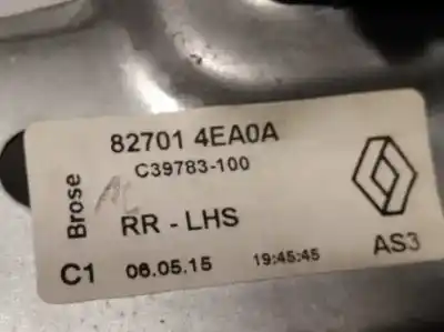 Pièce détachée automobile d'occasion léve glace arrière gauche pour renault kadjar zen références oem iam 827014ea0a  