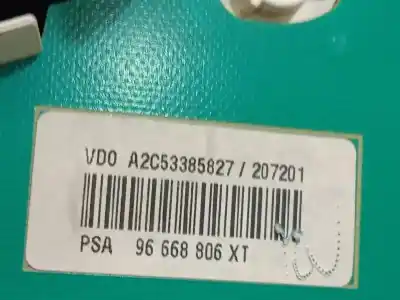 Peça sobressalente para automóvel em segunda mão quadrante por citroen c3 tonic referências oem iam 96668806xt  