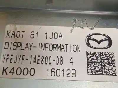 Second-hand car spare part multifunction display for mazda cx-5 2.0 cat oem iam references ka0t611j0a ka0h669g0 
