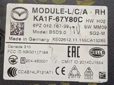 Автозапчастина б/у датчик для mazda cx-5 2.0 cat посилання на oem iam ka1f67y80c  